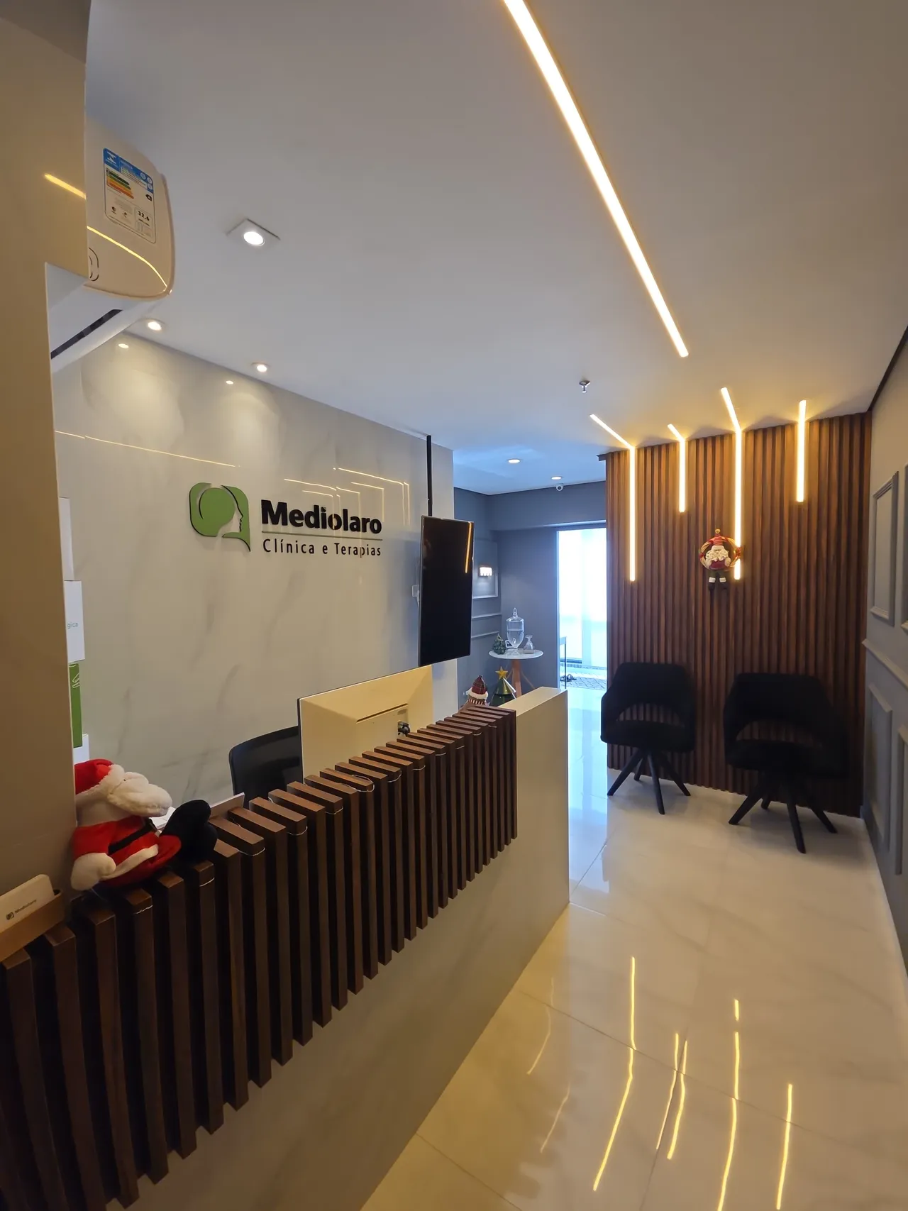 Recepção da Mediolaro Clínica em São Bernardo do Campo